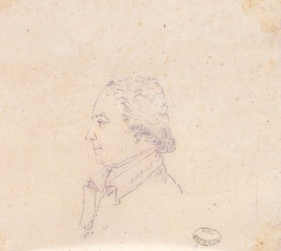 Disegno di un prelato da Elisa Bonaparte